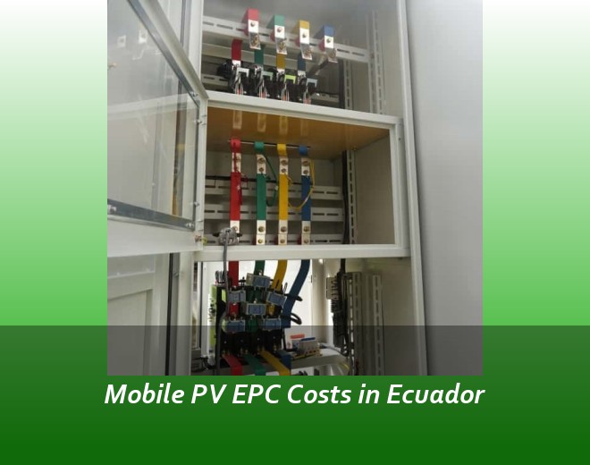 Mobile PV EPC Costs in Ecuador